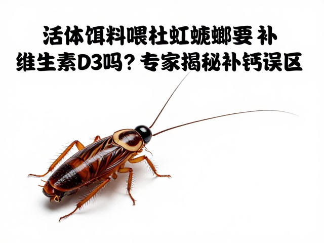 活体饵料喂杜比亚蟑螂要补维生素D3吗?专家揭秘补钙误区