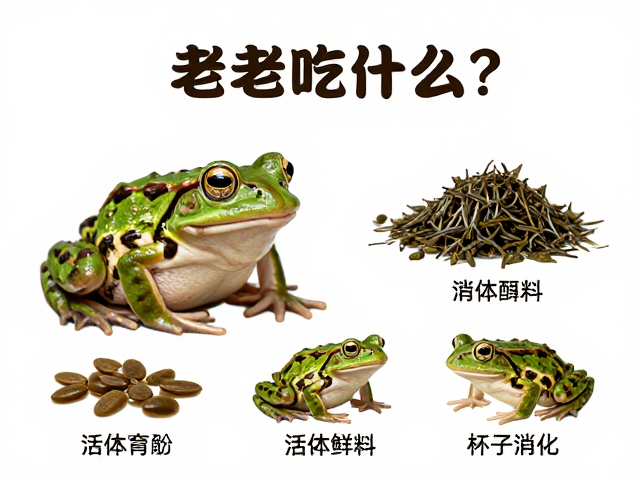 老年蛙吃什么?活体饵料搭配营养剂,助其易消化更健康