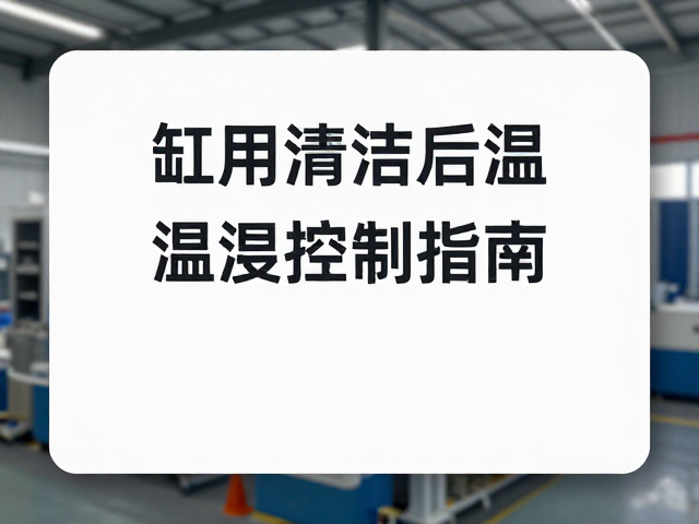 缸体清洁后温湿度控制指南,完美应对高温与低温挑战