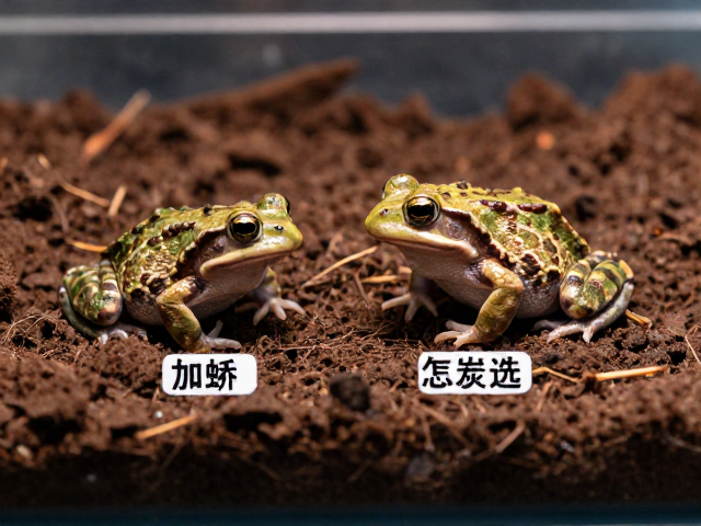 蛙缸清洁与喂食频率,幼蛙成蛙区别,椰土泥炭土底材怎么选?