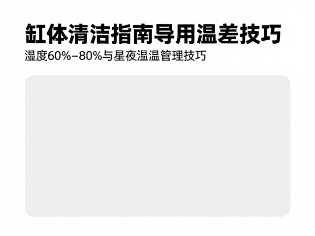 缸体清洁指南,湿度60%-80%与昼夜温差管理技巧