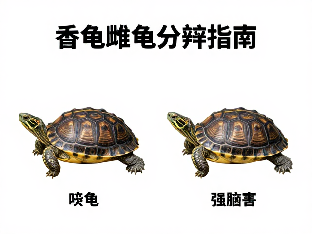 乌龟雌雄分辨指南，挑选无病害、强陆栖适应的健康龟