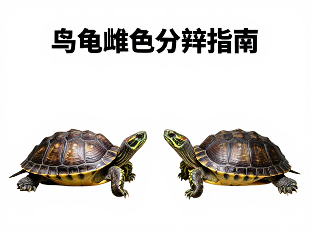 乌龟雌雄分辨指南，挑选无病害、强陆栖适应的健康龟