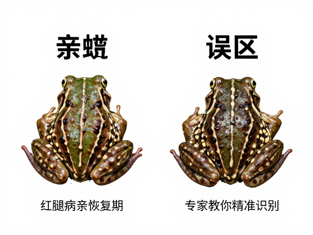 红腿病亲蛙恢复期如何雌雄分辨？专家教你精准识别