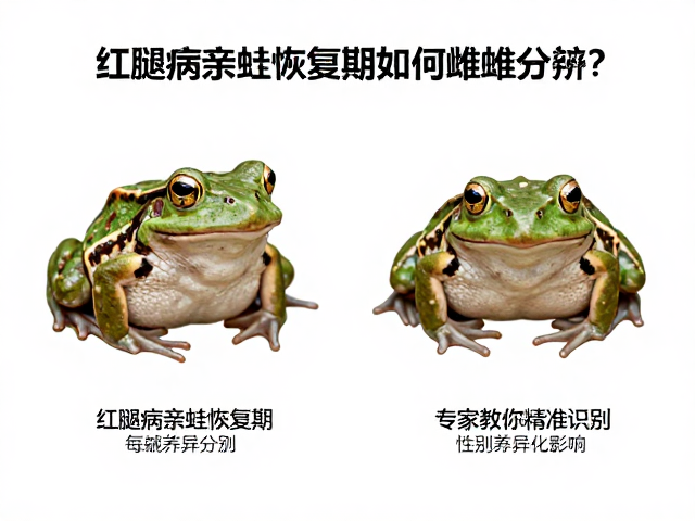 红腿病亲蛙恢复期如何雌雄分辨？专家教你精准识别