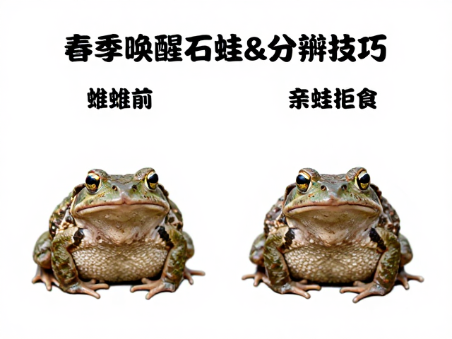 春季唤醒石蛙,雌雄分辨技巧与亲蛙拒食处理指南