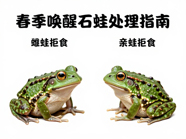 春季唤醒石蛙,雌雄分辨技巧与亲蛙拒食处理指南