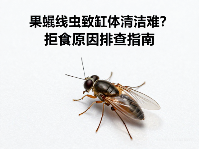 果蝇线虫致缸体清洁难?拒食原因排查指南