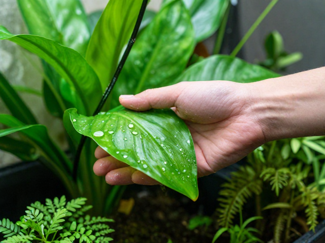 缸体清洁用轻柔抓取?选对栖息地植物更关键