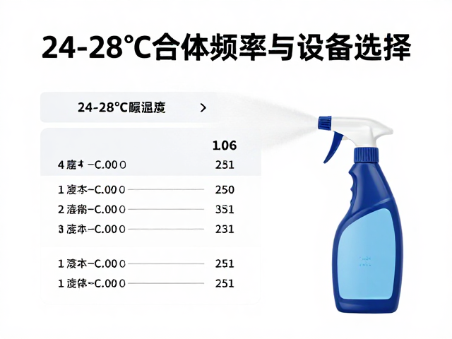 缸体清洁指南,24-28℃适宜温度下喷雾频率与设备选择