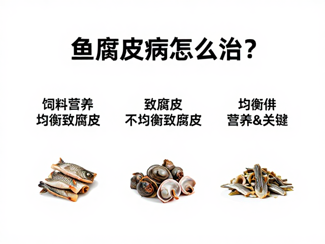 鱼腐皮病怎么治?饲料营养不均衡致腐皮,提供均衡营养是关键