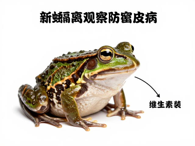 新蛙隔离观察防腐皮病,定期补充维生素增强抵抗力