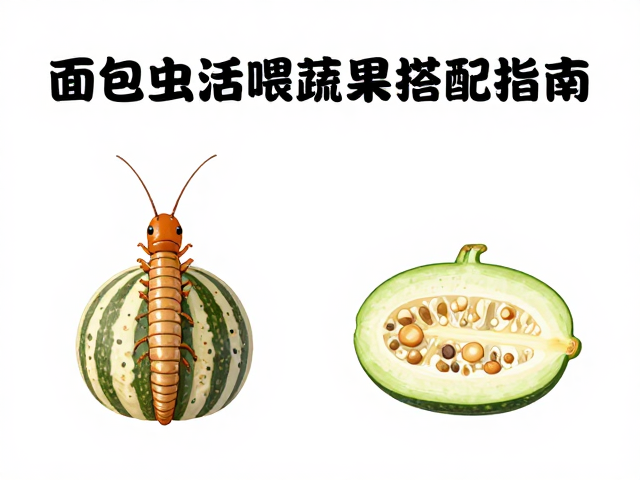 面包虫能喂蔬菜瓜果吗?活体饵料搭配指南