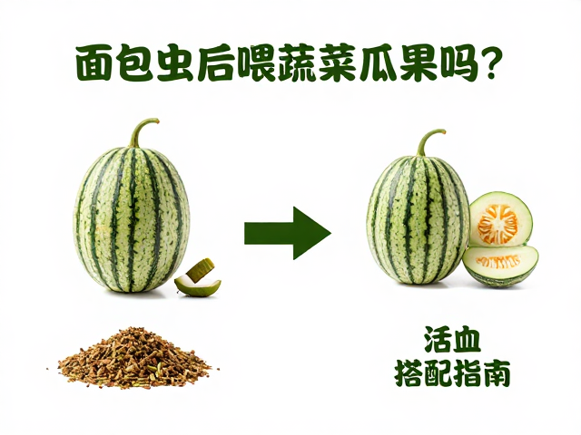 面包虫能喂蔬菜瓜果吗?活体饵料搭配指南