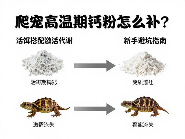 爬宠高温期钙粉怎么补？活饵搭配激活代谢，新手避坑指南