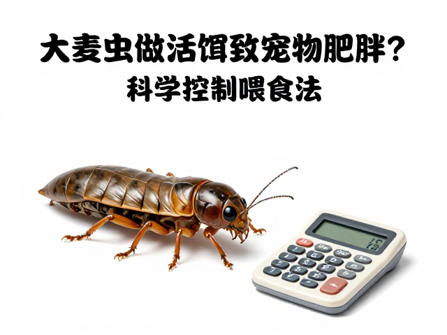 大麦虫做活饵致宠物肥胖?科学控制喂食法