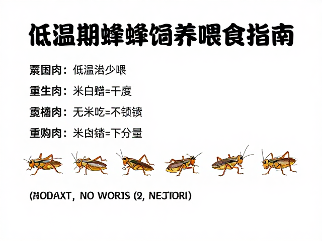 蟋蟀活饵低温少喂？低温期蟋蟀饲养喂食指南