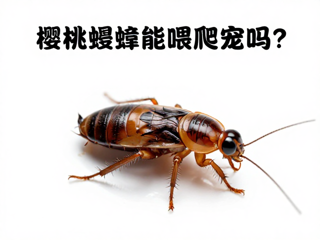 樱桃蟑螂能喂爬宠吗?避开含杀虫剂活饵风险