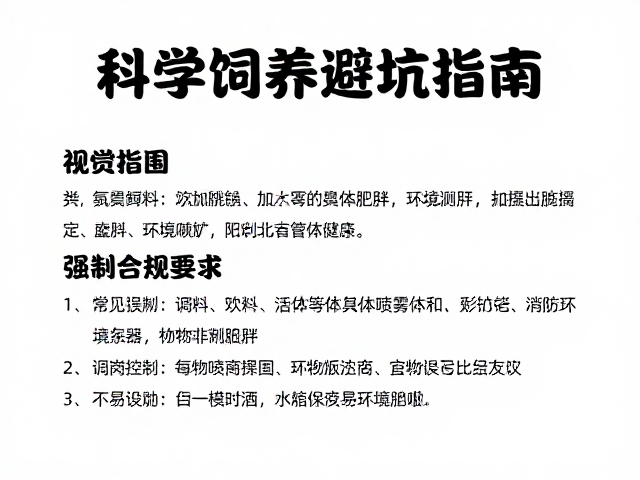 活体饵料喷雾补水防肥胖,科学饲养避坑指南