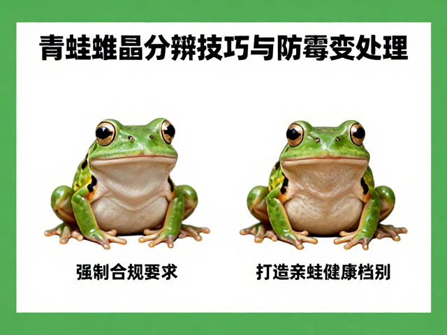 青蛙雌雄分辨技巧与防霉变处理,打造亲蛙健康档案