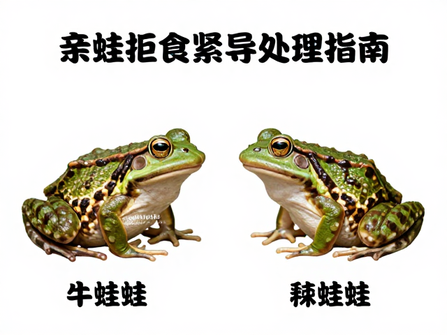 牛蛙雌雄分辨法,独居群居差异解析,亲蛙拒食紧急处理指南