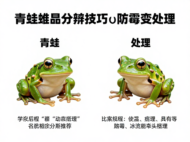 青蛙雌雄分辨技巧与防霉变处理,打造亲蛙健康档案