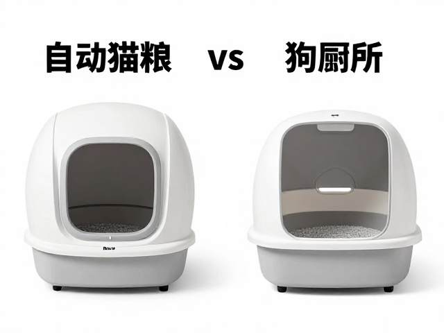狗粮品牌怎么选?自动猫砂盆vs狗厕所,易清洗与耐用性大对比