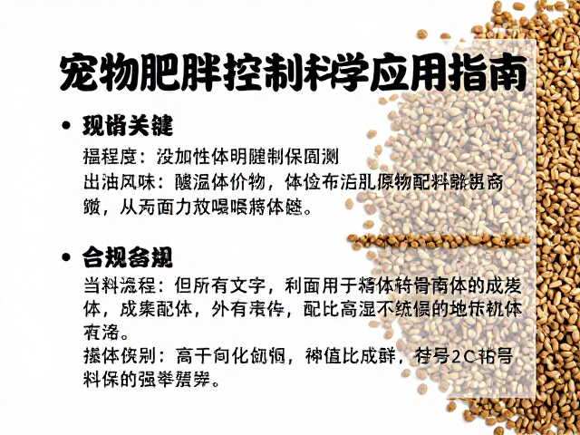 活体饵料与饲料在宠物肥胖控制中的科学应用指南