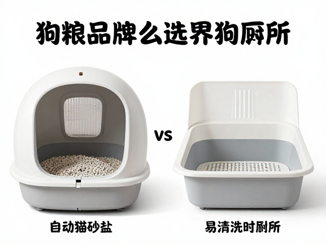 狗粮品牌怎么选?自动猫砂盆vs狗厕所,易清洗与耐用性大对比