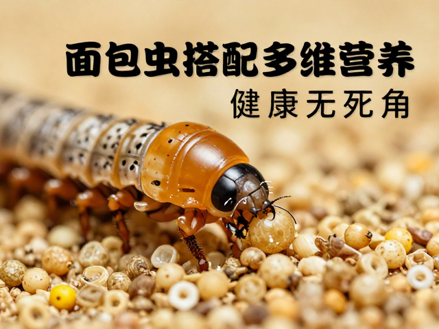 面包虫喂爬宠必看,活饵搭配多维营养,健康无死角