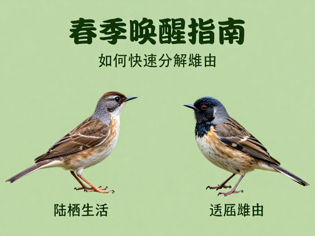 春季唤醒指南,如何快速分辨雌雄并适应陆栖生活
