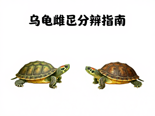 乌龟雌雄分辨指南，微食与通风环境下的饲养细节
