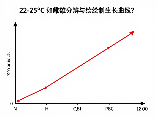 22-25℃如何雌雄分辨与绘制生长曲线？