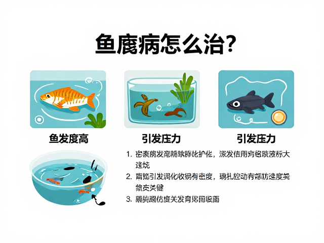 鱼腐皮病怎么治?密度过高引发压力,控制饲养密度是关键