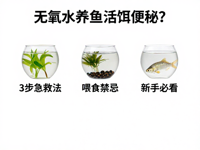 无氯水养鱼活饵便秘?3步急救法,喂食禁忌,新手必看