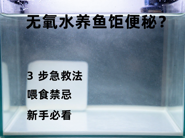无氯水养鱼活饵便秘?3步急救法,喂食禁忌,新手必看