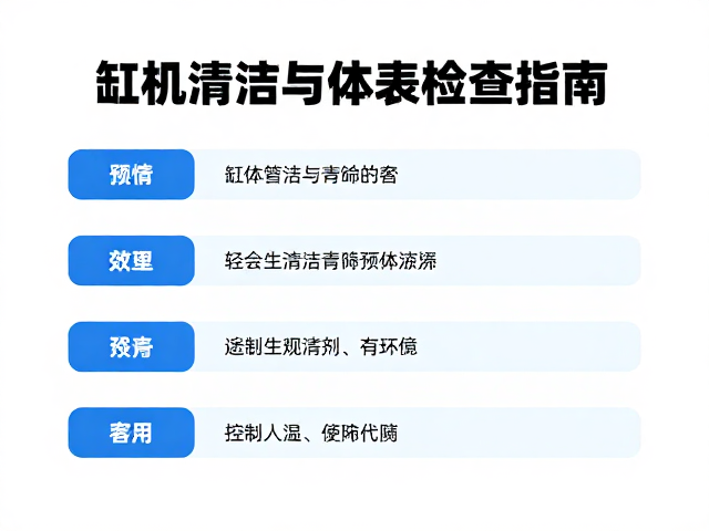 缸体清洁与体表检查指南,科学管理设备寿命预期