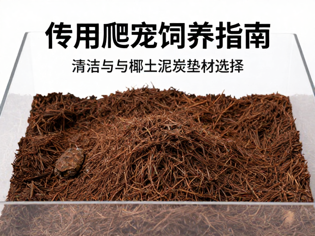 爬宠饲养指南，缸体清洁与椰土泥炭土垫材选择，附工具消毒法
