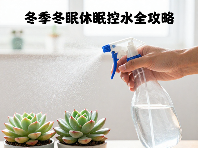 多肉冬季休眠怎么养?雌雄分辨与喷雾瓶控水全攻略