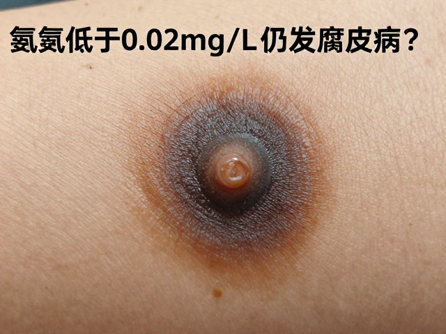 氨氮低于0.02mg/L仍发腐皮病?紧急急救措施大公开