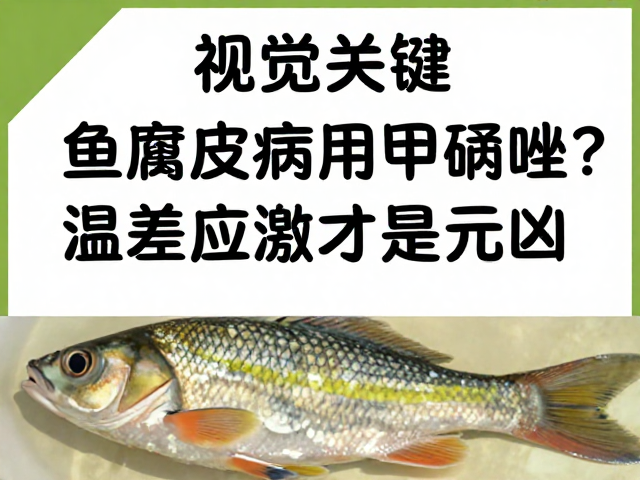 鱼腐皮病用甲硝唑?别乱治!温差应激才是元凶