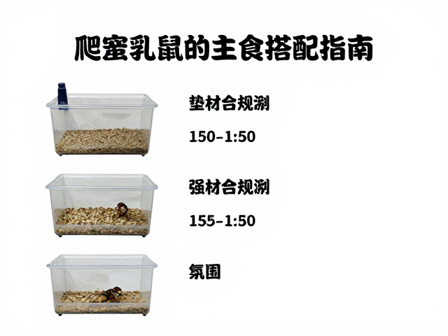 爬宠缸体清洁与垫材更换周期,蟋蟀乳鼠主食搭配指南