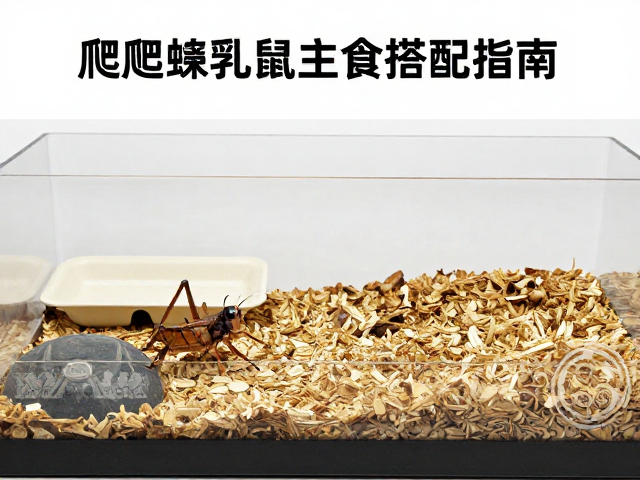 爬宠缸体清洁与垫材更换周期,蟋蟀乳鼠主食搭配指南