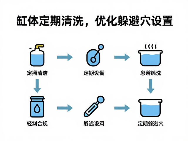缸体清洁指南,如何通过缸体定期清洗优化躲避穴设置