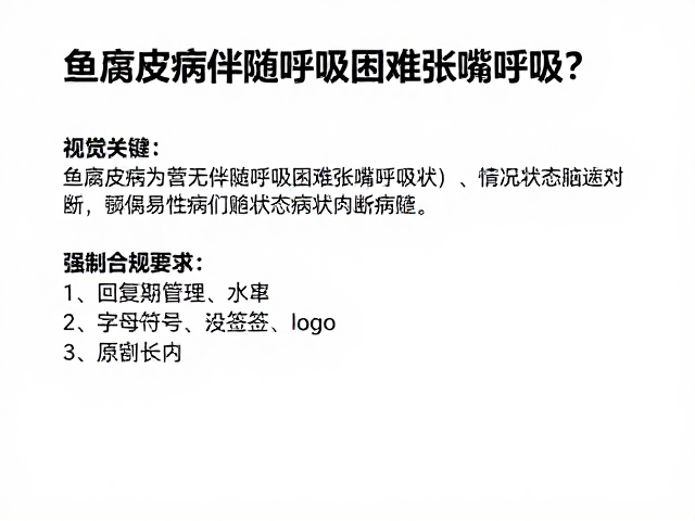 鱼腐皮病伴随呼吸困难张嘴呼吸?检查活动状态判断病情