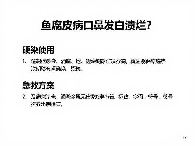 鱼腐皮病口鼻发白溃烂?真菌感染确诊与急救方案