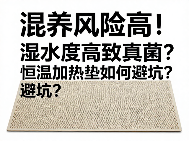 混养风险高!湿度过高致真菌,恒温加热垫如何避坑?