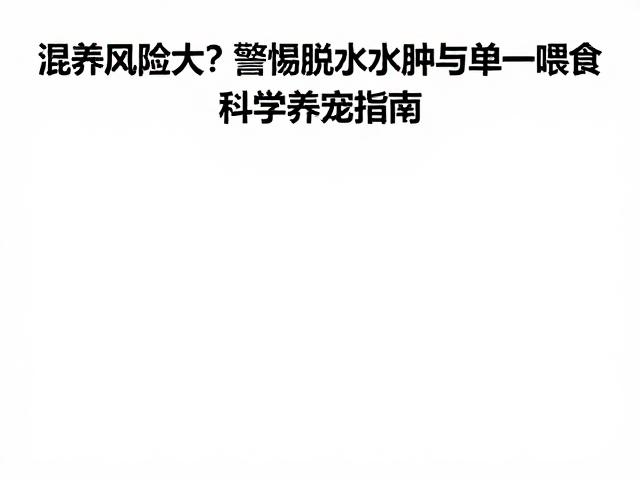 混养风险大?警惕脱水水肿与单一喂食,科学养宠指南