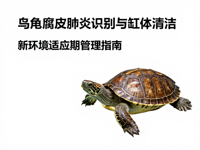 乌龟腐皮肺炎识别与缸体清洁，新环境适应期管理指南