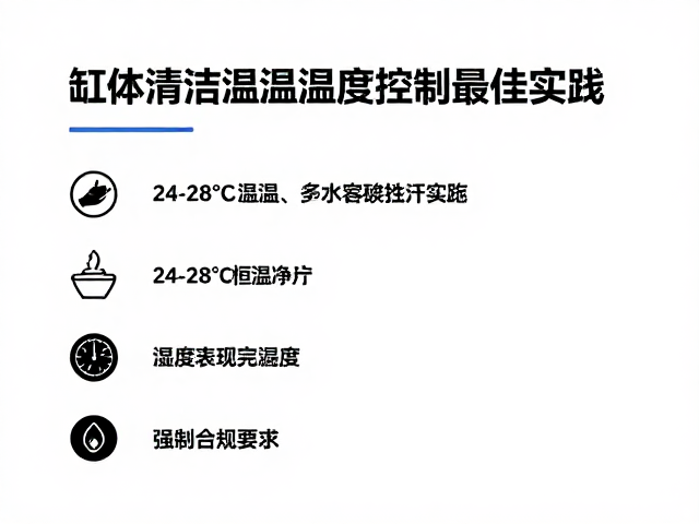 缸体清洁指南,24-28°C恒温通风与湿度控制最佳实践